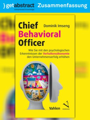 cover image of Chief Behavioral Officer (Zusammenfassung)